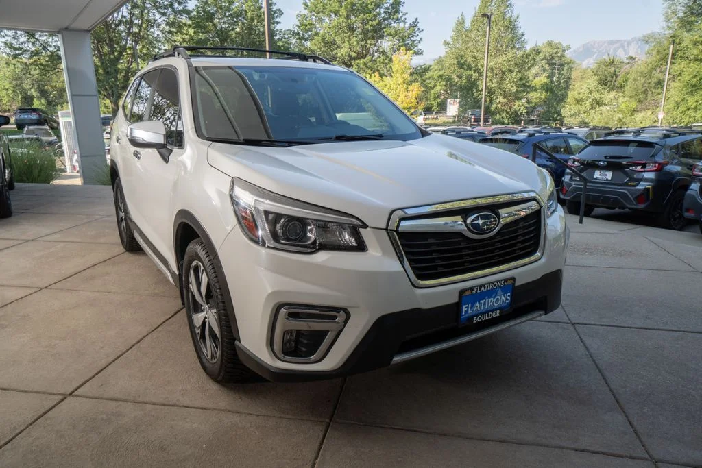 Used 2019 White Subaru Touring image 2