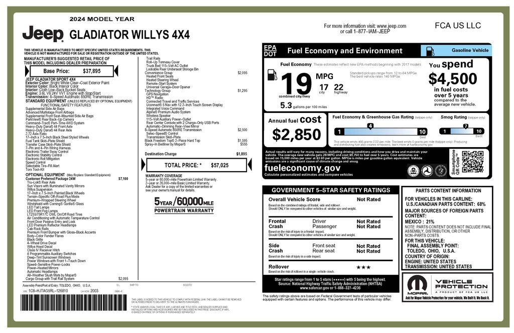 Used 2024 White Jeep Willys image 4