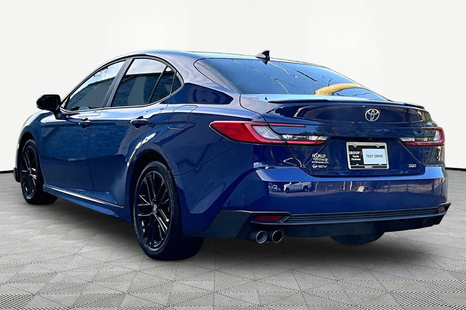 Used 2025 Reservoir Blue Toyota SE image 12