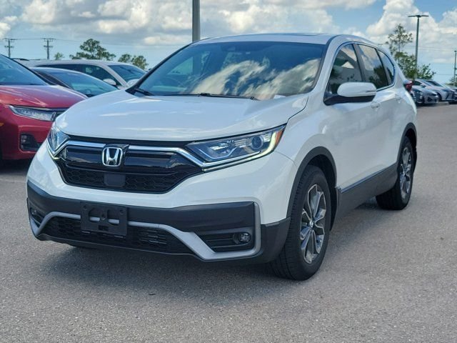 Used 2021 Platinum White Pearl Honda EX-L image 3