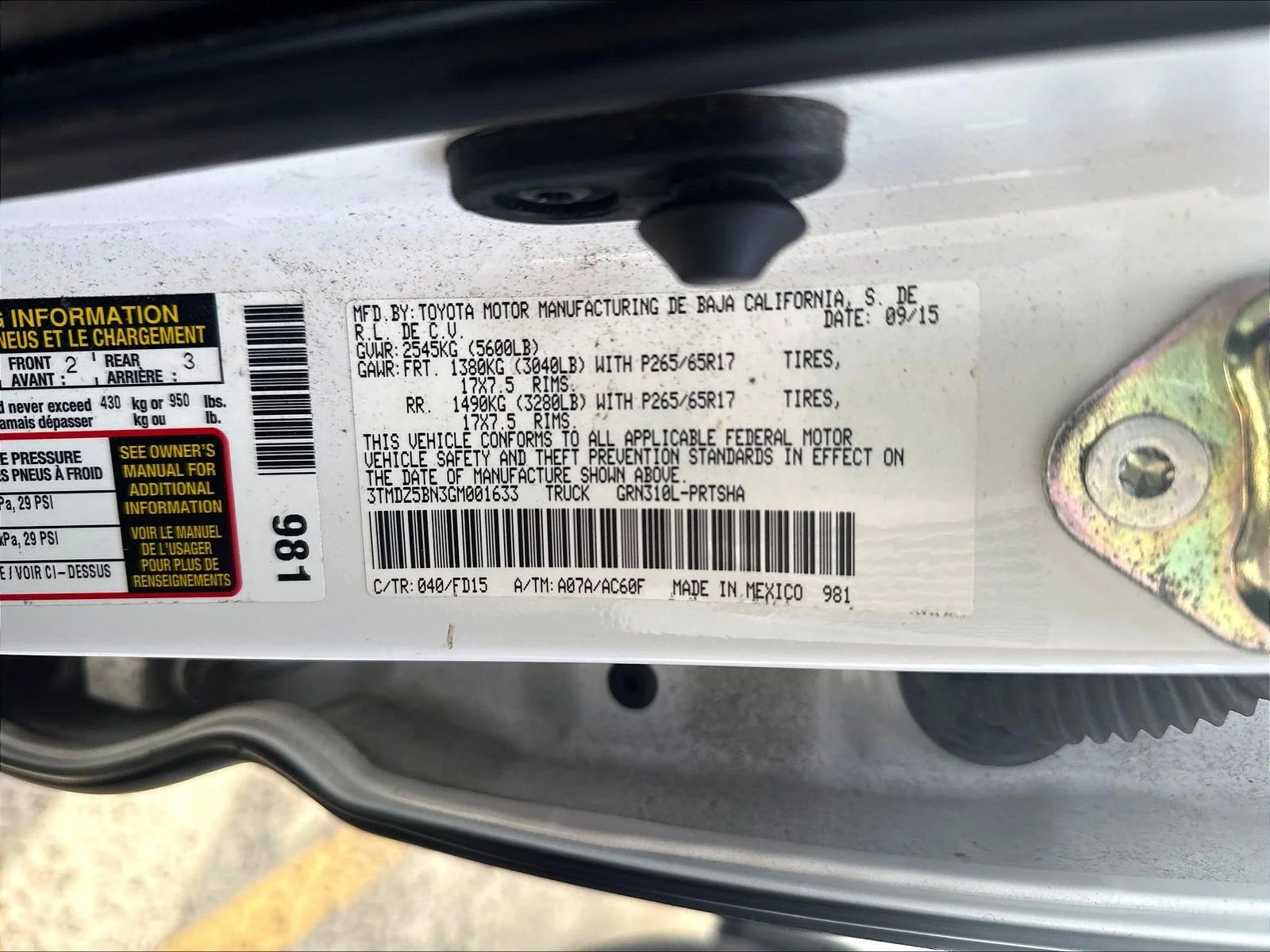 Used 2016 Super White Toyota TRD Sport image 23