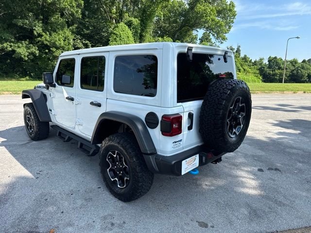 Used 2022 White Jeep Unlimited Rubicon 4xe image 5