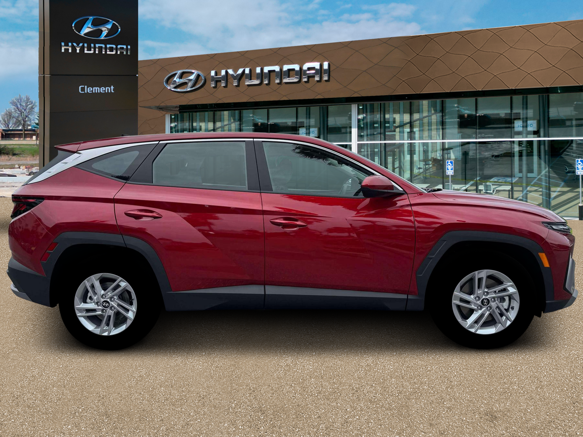 New 2026 Red Hyundai SE AWD image 9