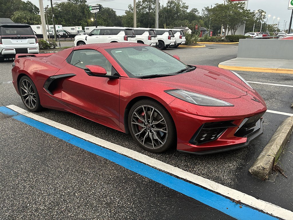 Used 2024 Torch Red Chevrolet Stingray image 1