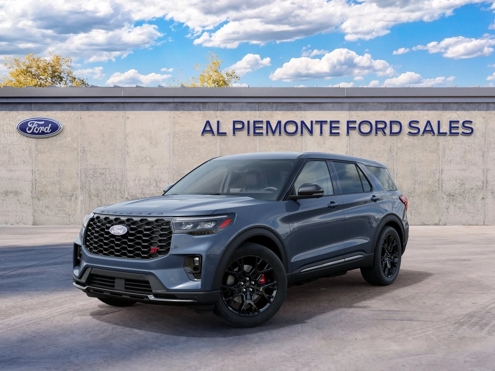 New 2027 Vapor Blue Metallic Ford ST image 2