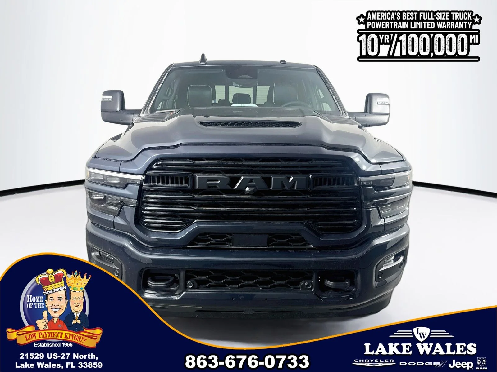 New 2026 Forged Blue Metallic Exterior Paint RAM LARAMIE image 2