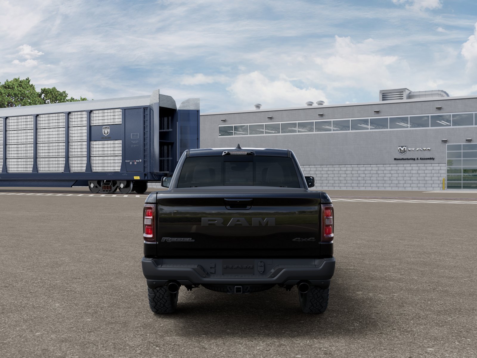 New 2026 Diamond Black Crystal Pearlcoat RAM Rebel image 33