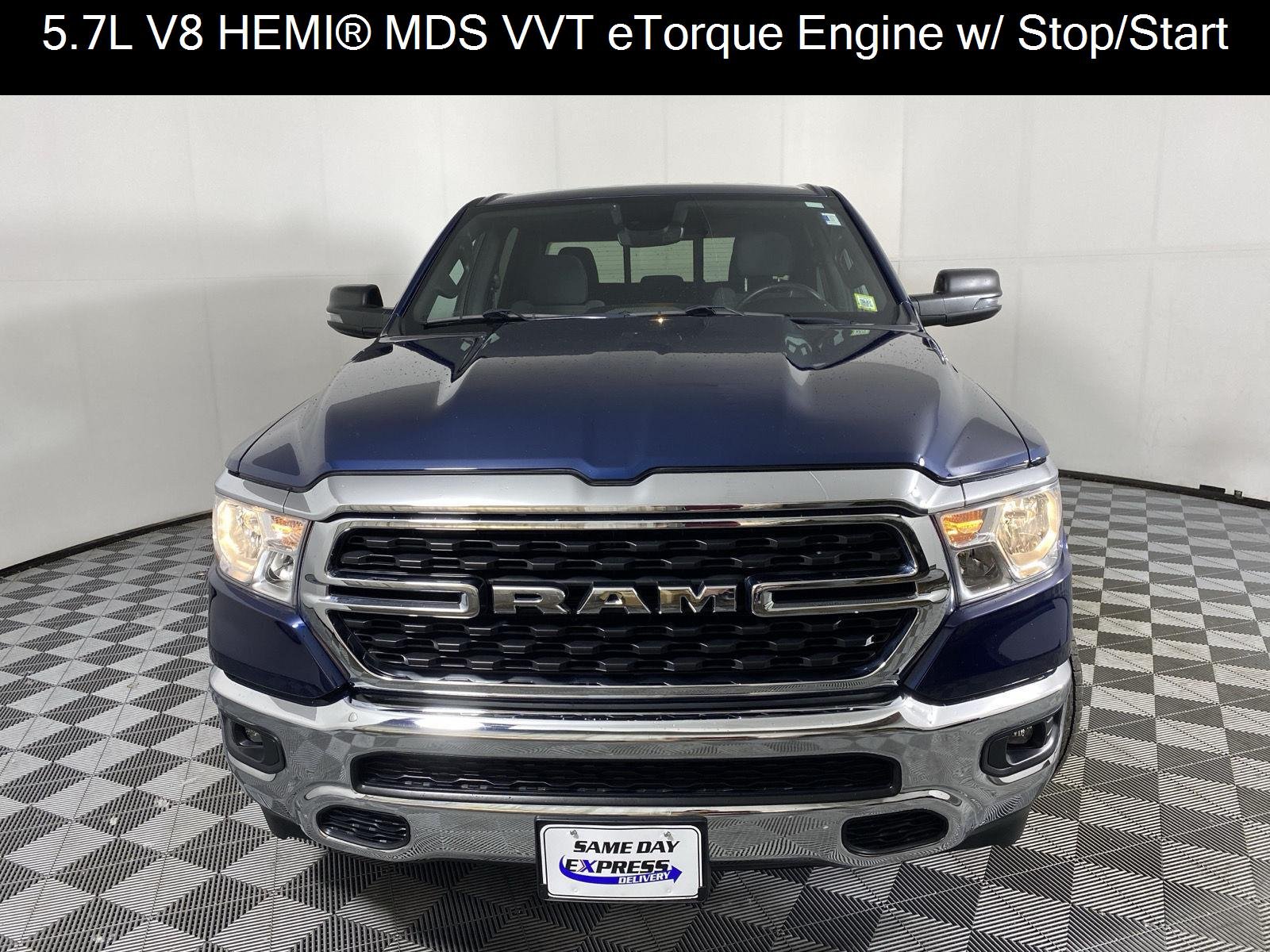 Used 2023 Patriot Blue Pearlcoat Ram Big Horn image 8
