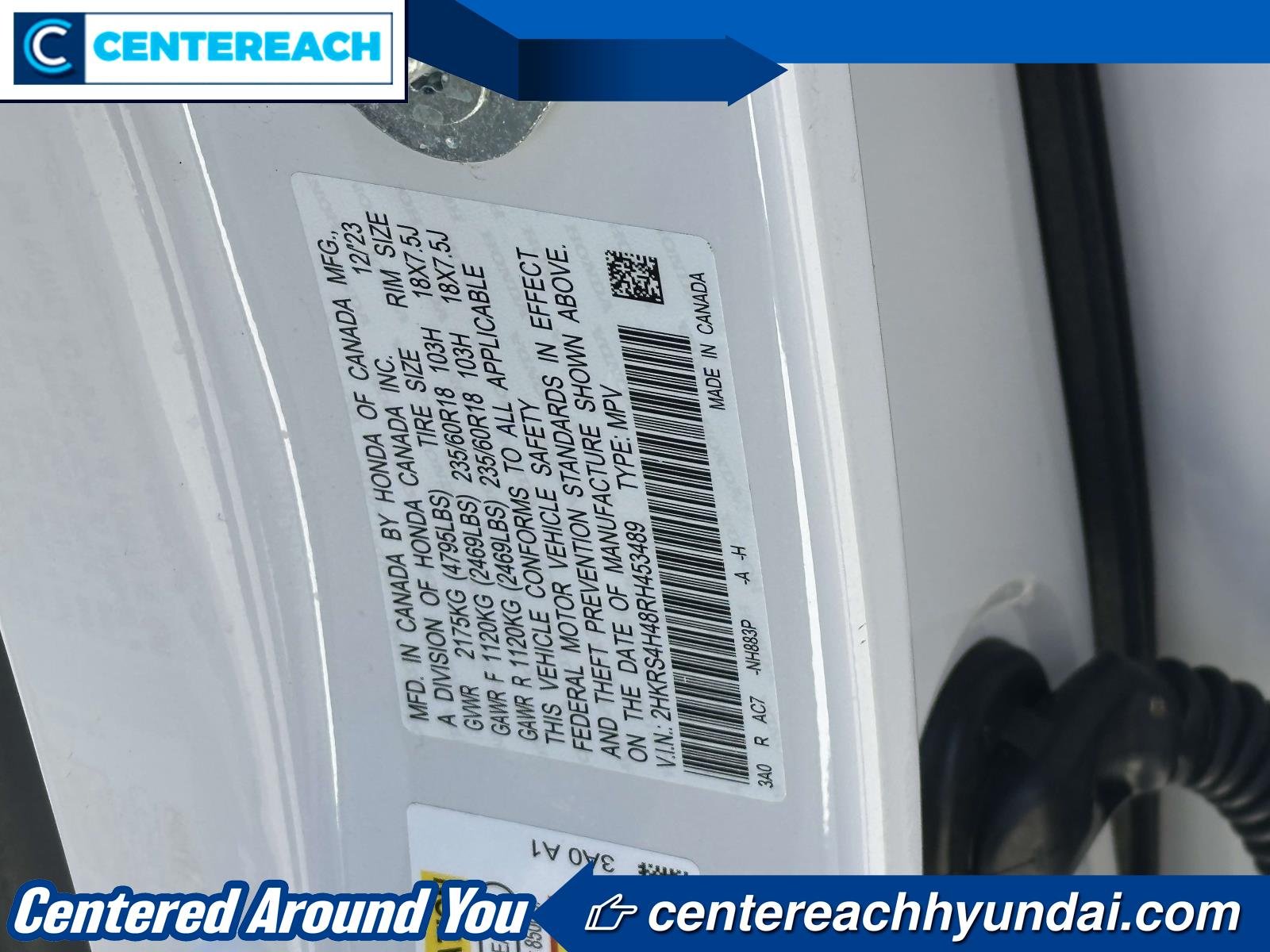Used 2024 White Honda EX image 18