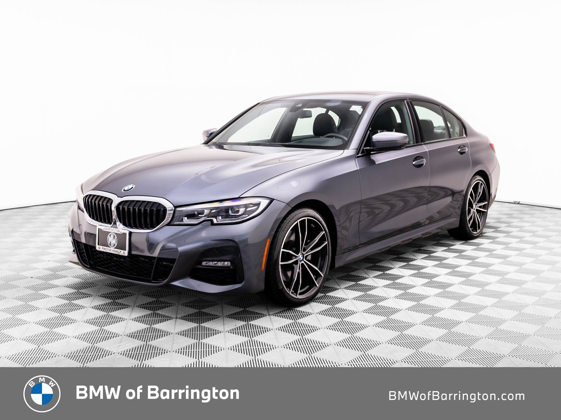 Used 2021 Mineral Grey Metallic BMW 330i xDrive image 1