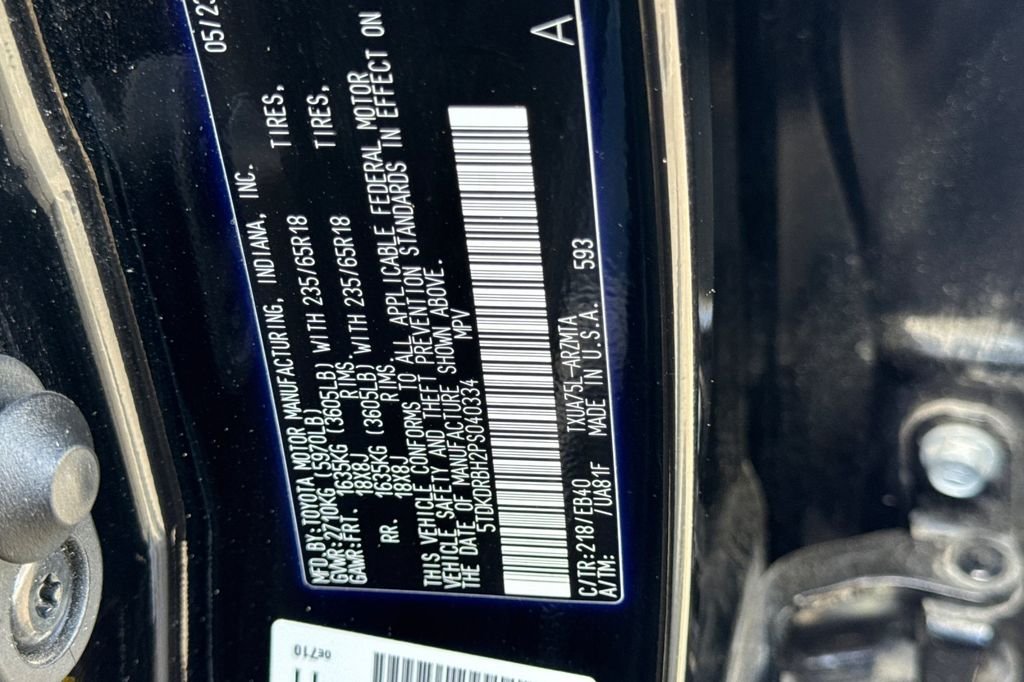 Used 2023 Black Toyota XLE image 37