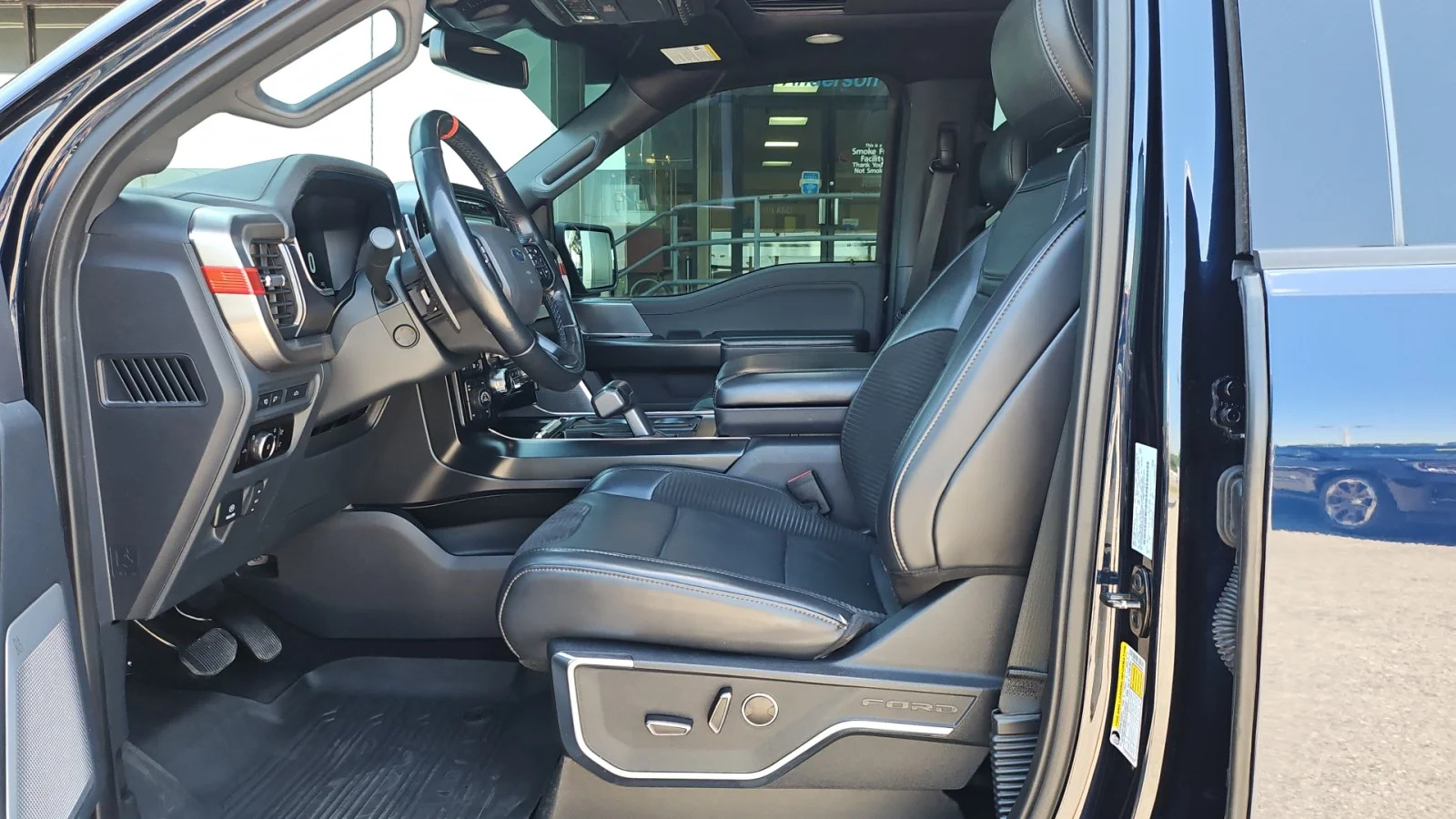 Used 2023 Blue Ford 2023 FORD F-150 RAPTOR CREW CAB 4DR 145 WB 4WD image 12