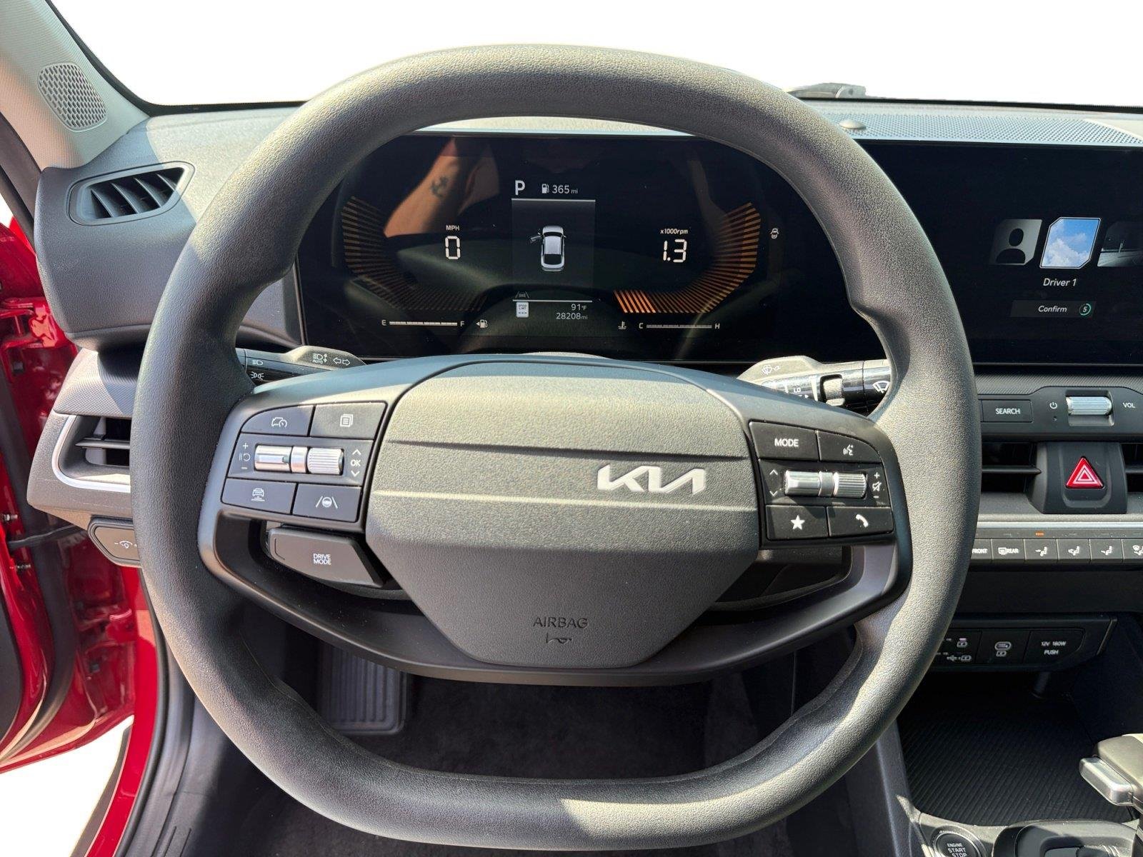 Used 2025 Currant Red Kia LXS image 13
