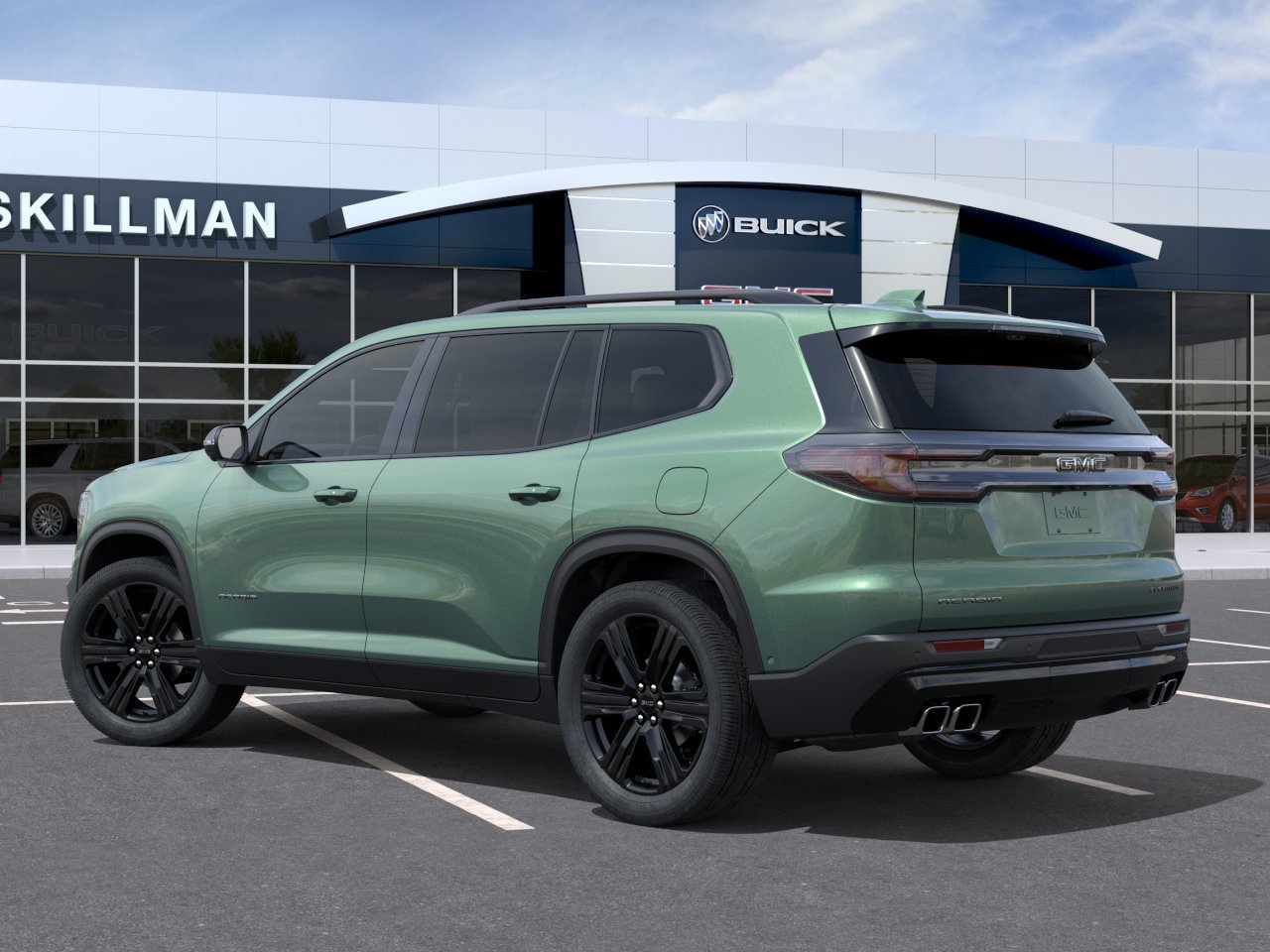 New 2027 Trailstone Green Metallic GMC Elevation image 3