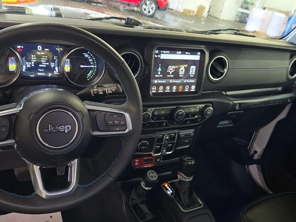 Used 2023 White Jeep Rubicon 4xe image 5