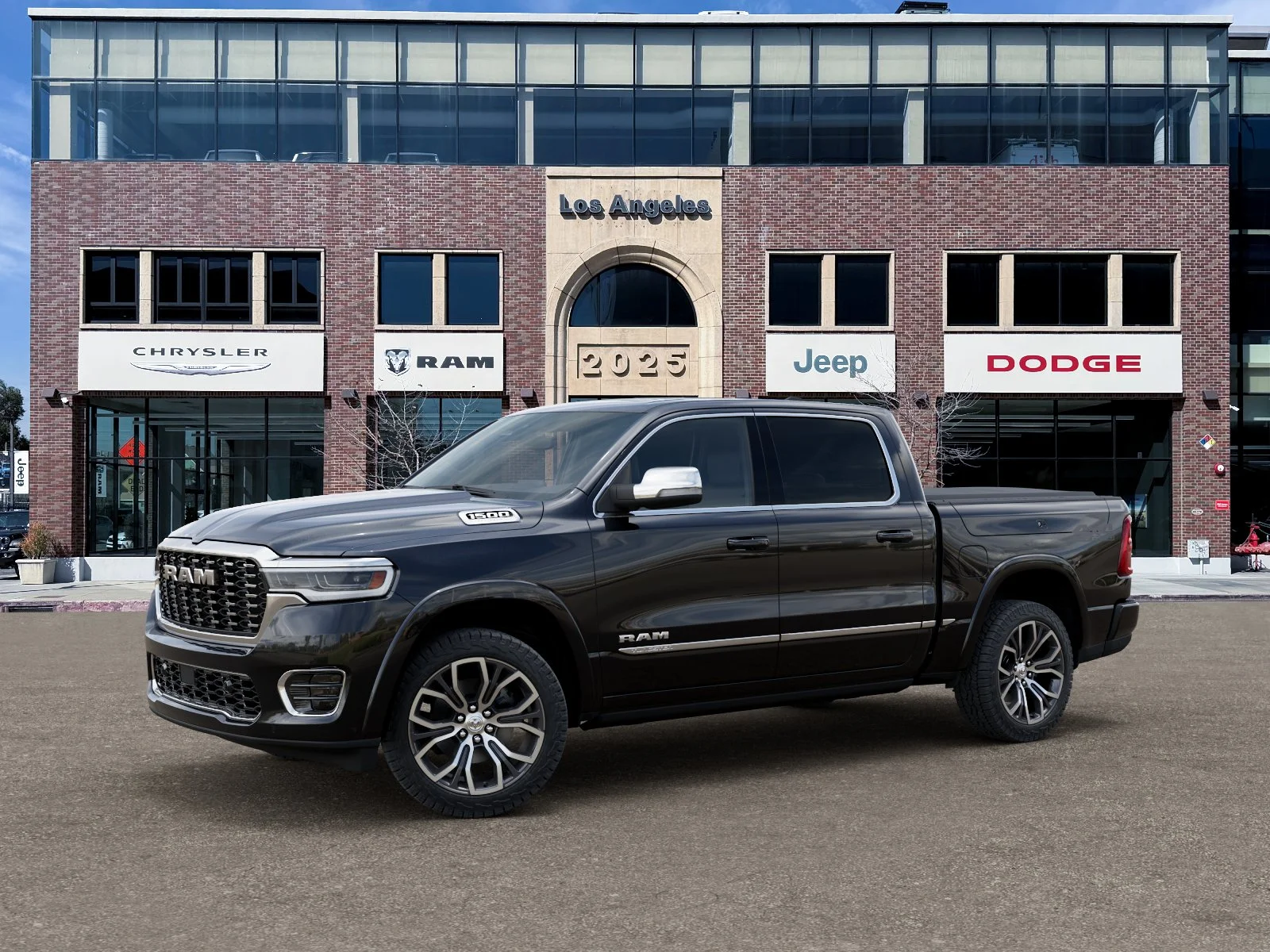 New 2026 Diamond Black Crystal Pearl-Coat Exterior Paint RAM Tungsten image 28