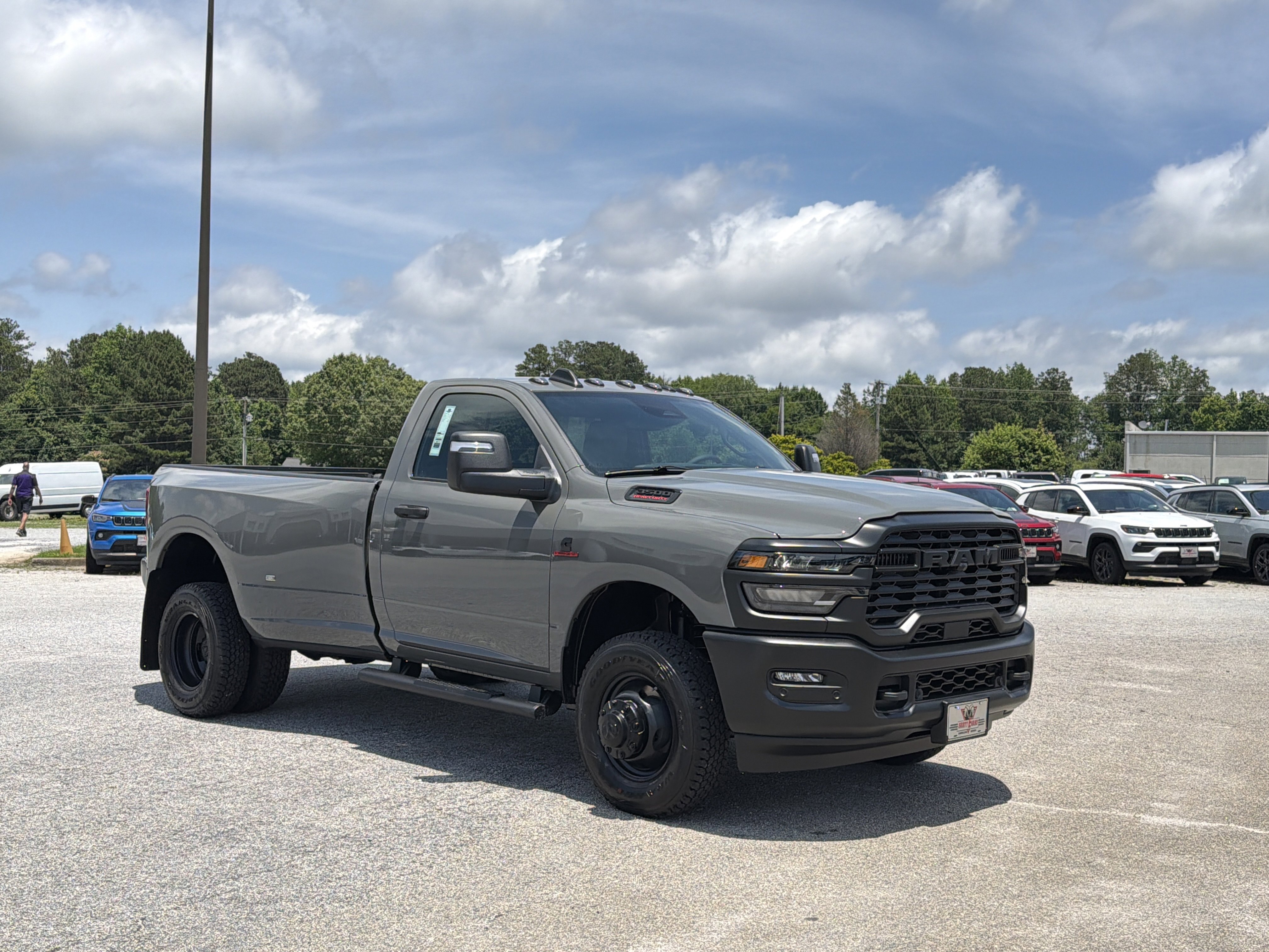 New 2026 Ceramic Gray Clear-Coat Exterior Paint RAM Tradesman image 2