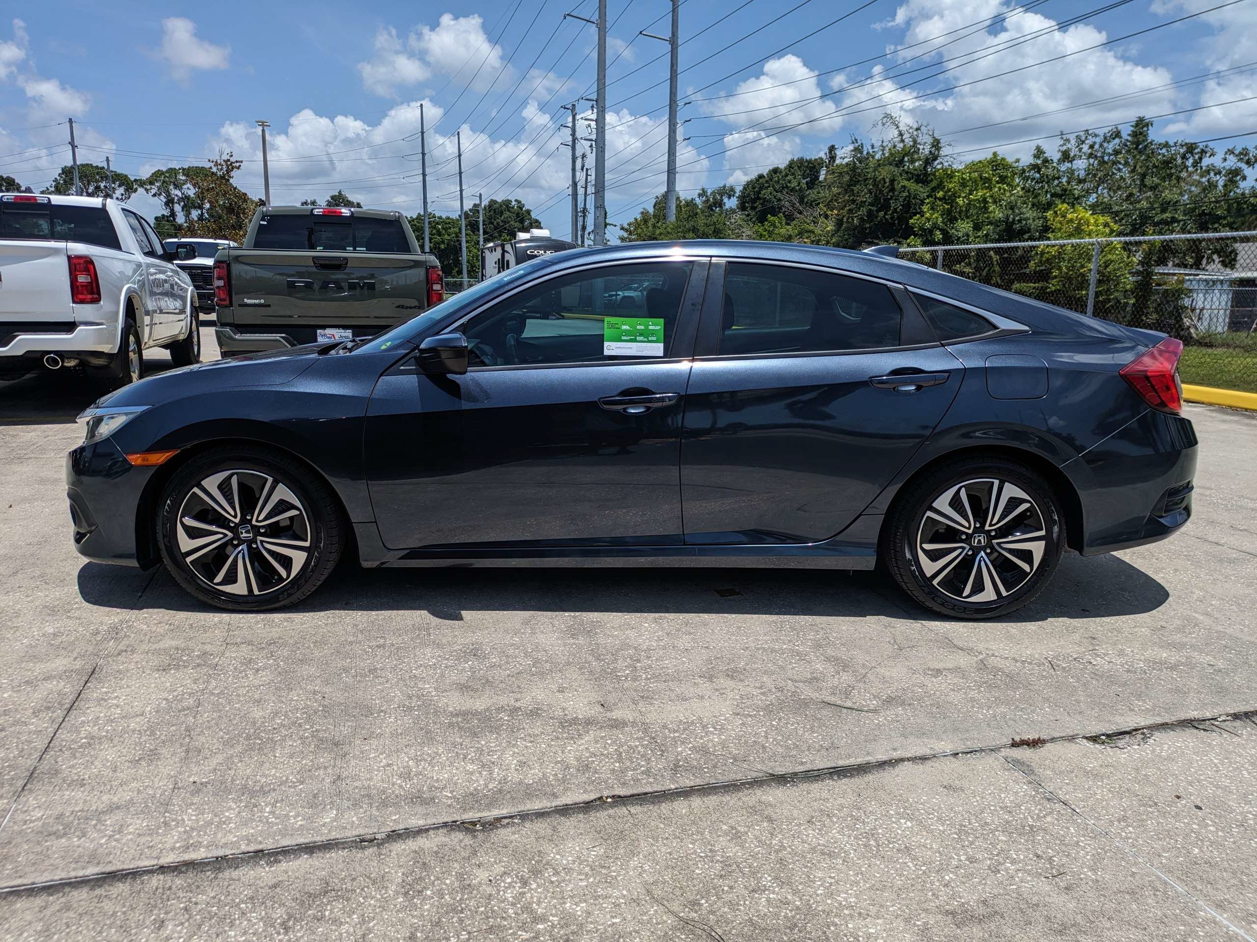 Certified Used 2017 Blue Honda EX-L image 8
