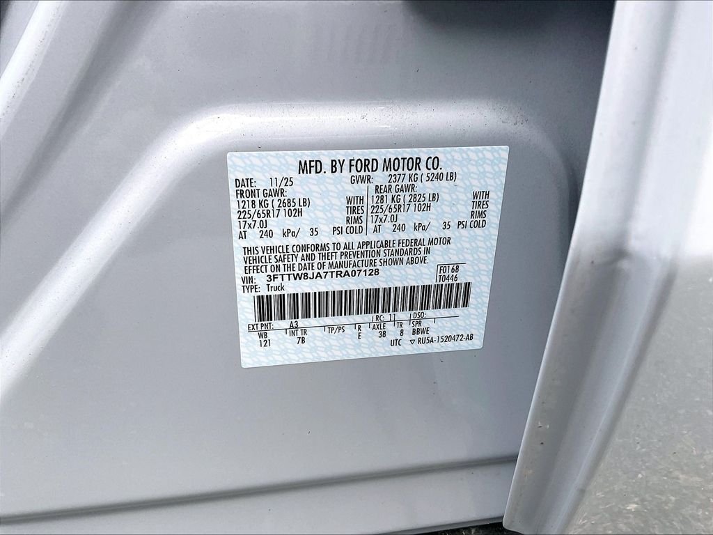 New 2026 White Metallic Ford XLT image 16