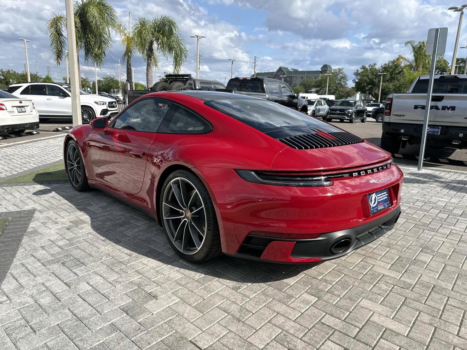 Used 2024 Carmine Red Porsche Carrera 4S image 4