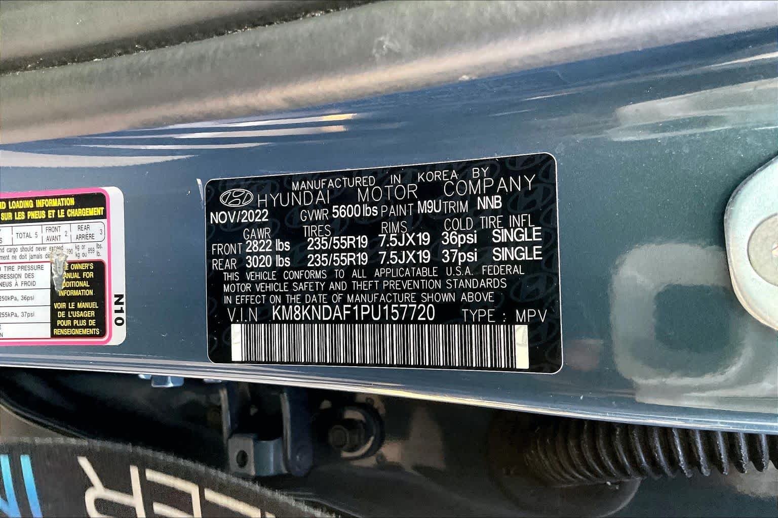 Certified Used 2023 Digital Teal Hyundai SEL image 32