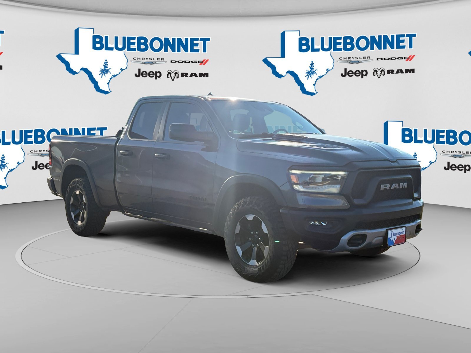 Used 2021 Granite Crystal Metallic Clearcoat Ram Rebel image 3