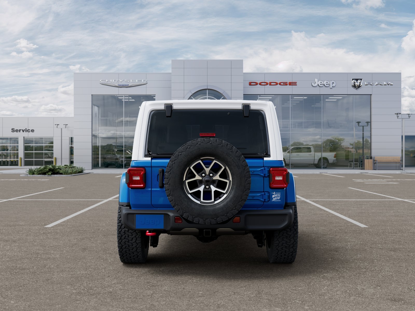 New 2026 Hydro Blue Pearl-Coat Exterior Paint Jeep Rubicon image 126