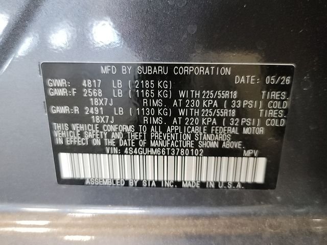 New 2026 MAGNETITE GRAY PEARL Subaru Limited image 35