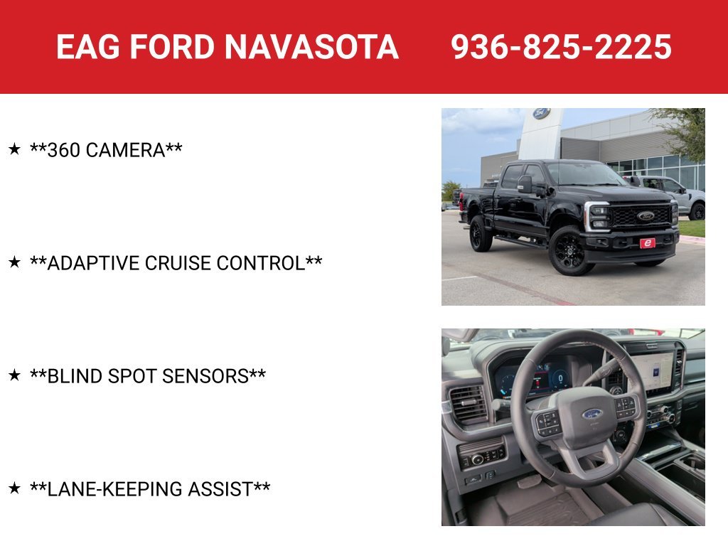 Used 2025 Agate Black Metallic Ford Lariat image 8