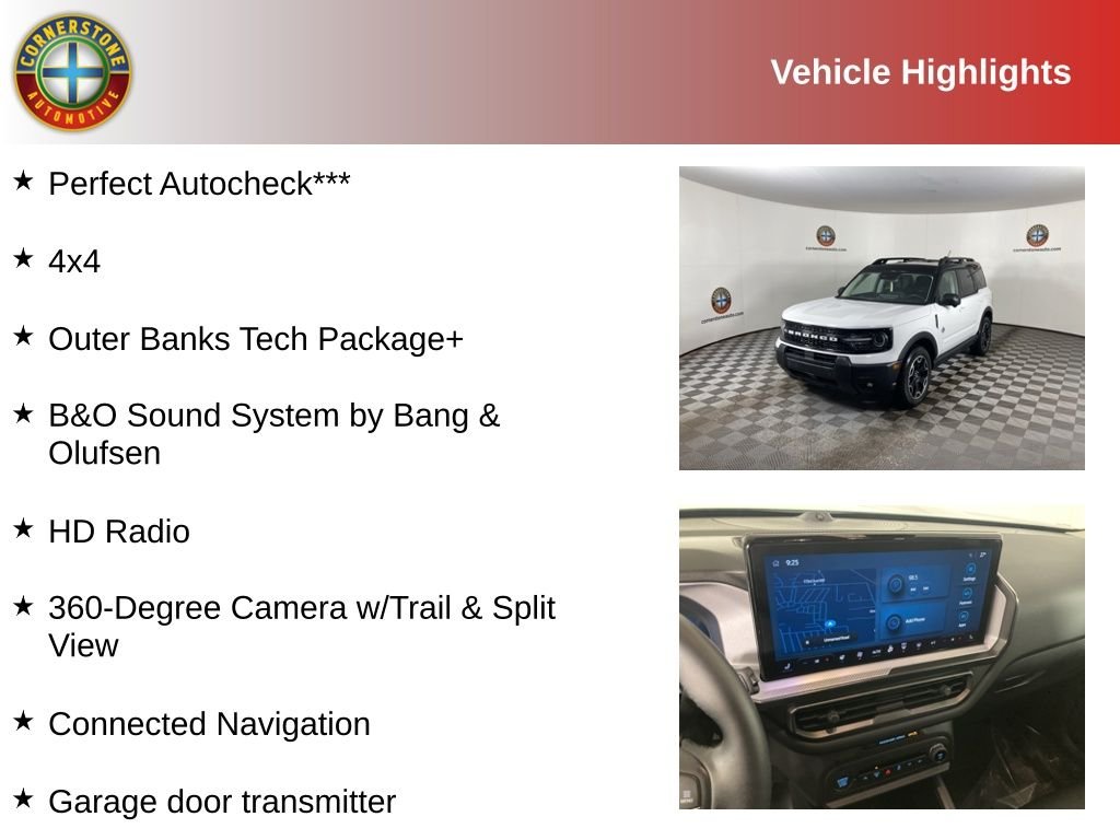 Used 2025 Ford Bronco Sport Outer Banks with VIN 3FMCR9CN5SRE00696 for sale in Elk River, Minnesota