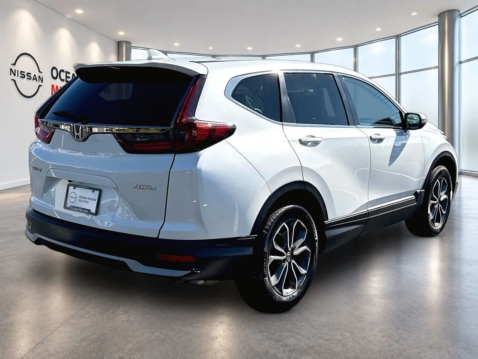 Used 2022 Platinum White Pearl Honda EX image 5