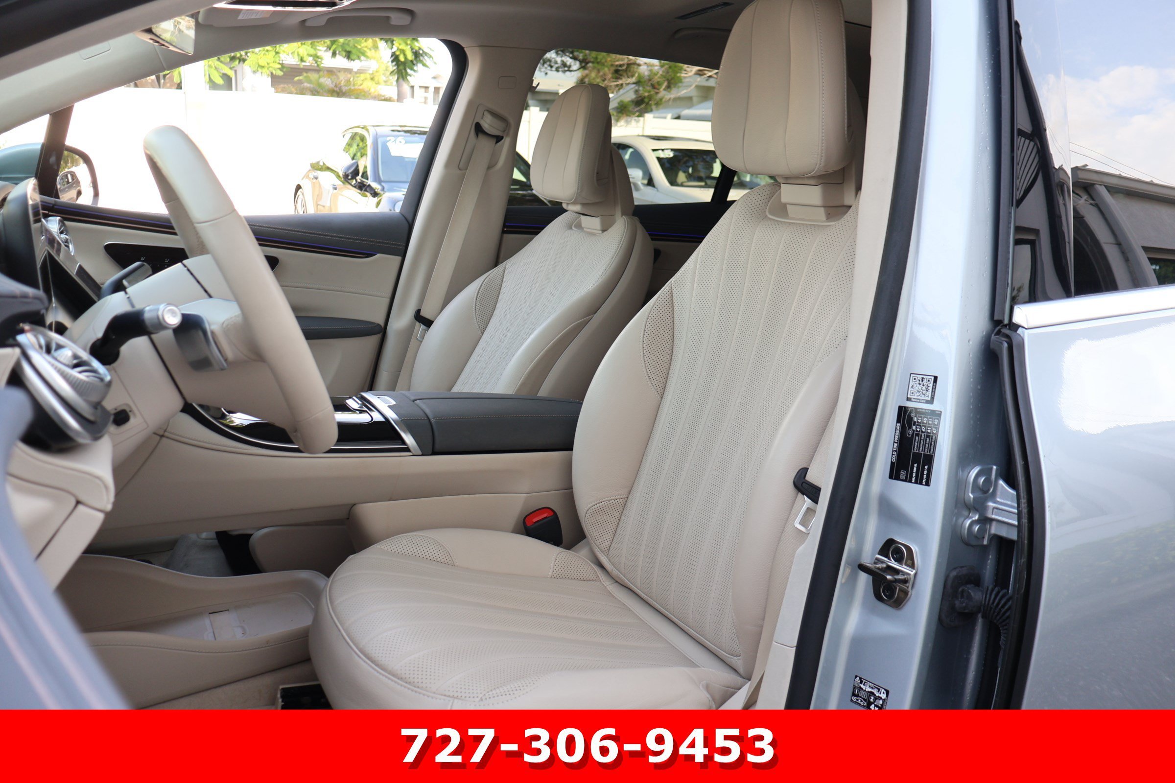 Certified 2023 Mercedes-Benz EQS SUV Base with VIN 4JGDM2DB2PA023762 for sale in Clearwater, FL