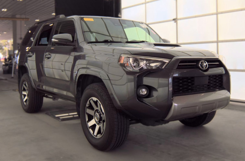 Used 2021 Gray Toyota TRD Off-Road Premium image 4