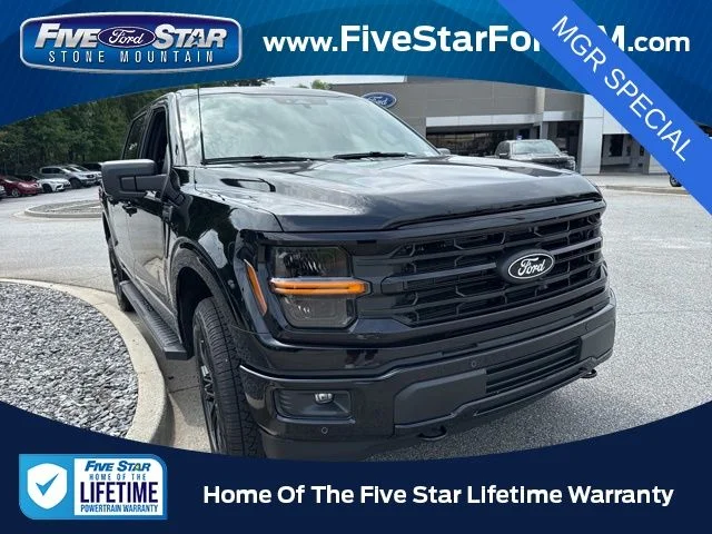 New 2026 Agate Black Metallic Ford XLT image 3