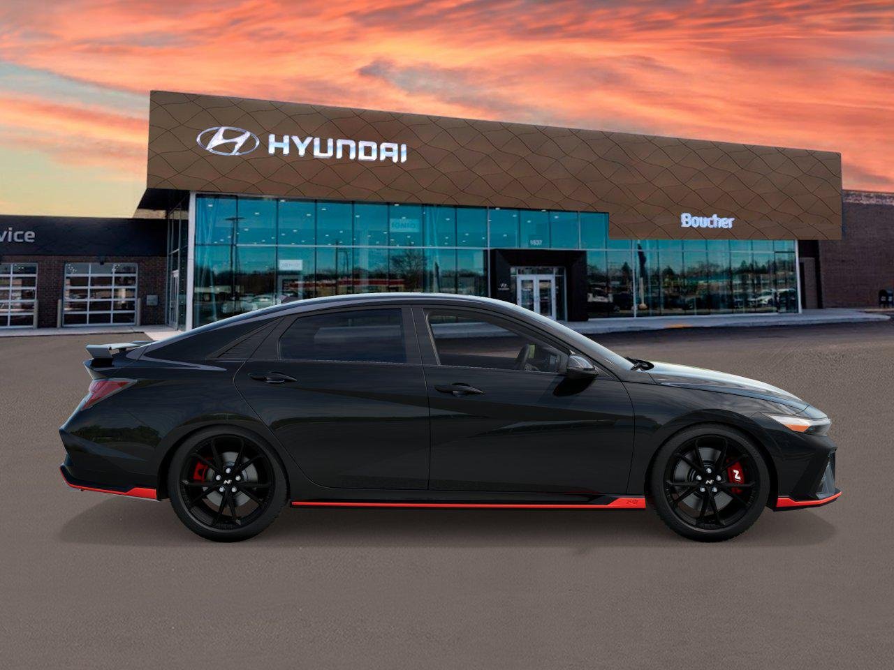 New 2026 Abyss Black Hyundai Sedan image 7