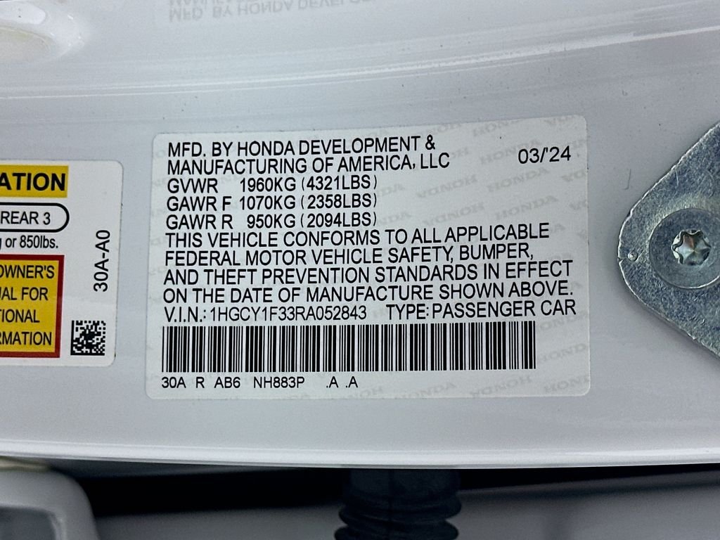 2024 Honda Accord EX - Photo 32