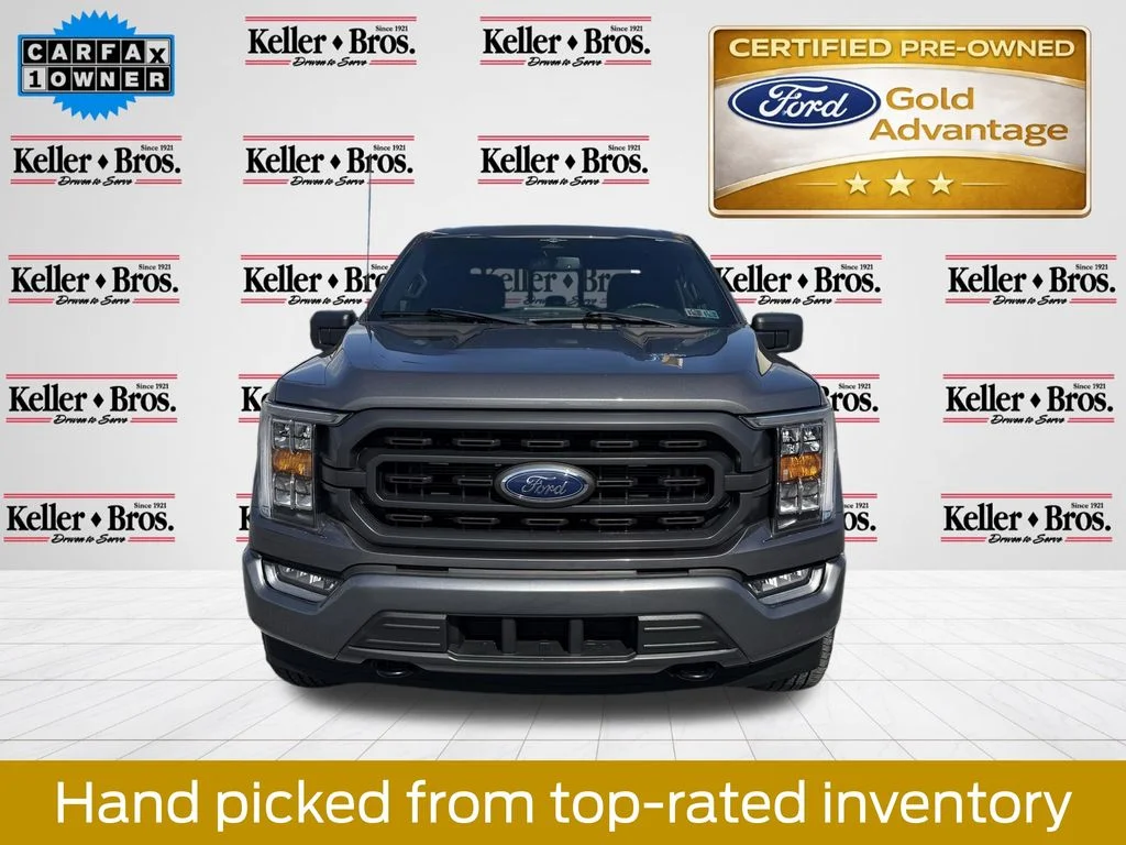 Certified Used 2023 Carbonized Gray Metallic Ford XLT image 2