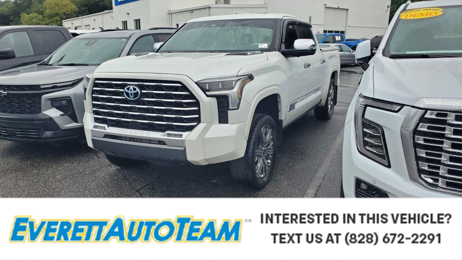 Used 2023 White Toyota Capstone Hybrid image 1
