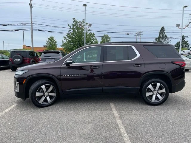 Used 2022 Black Cherry Metallic Chevrolet LT Leather image 4