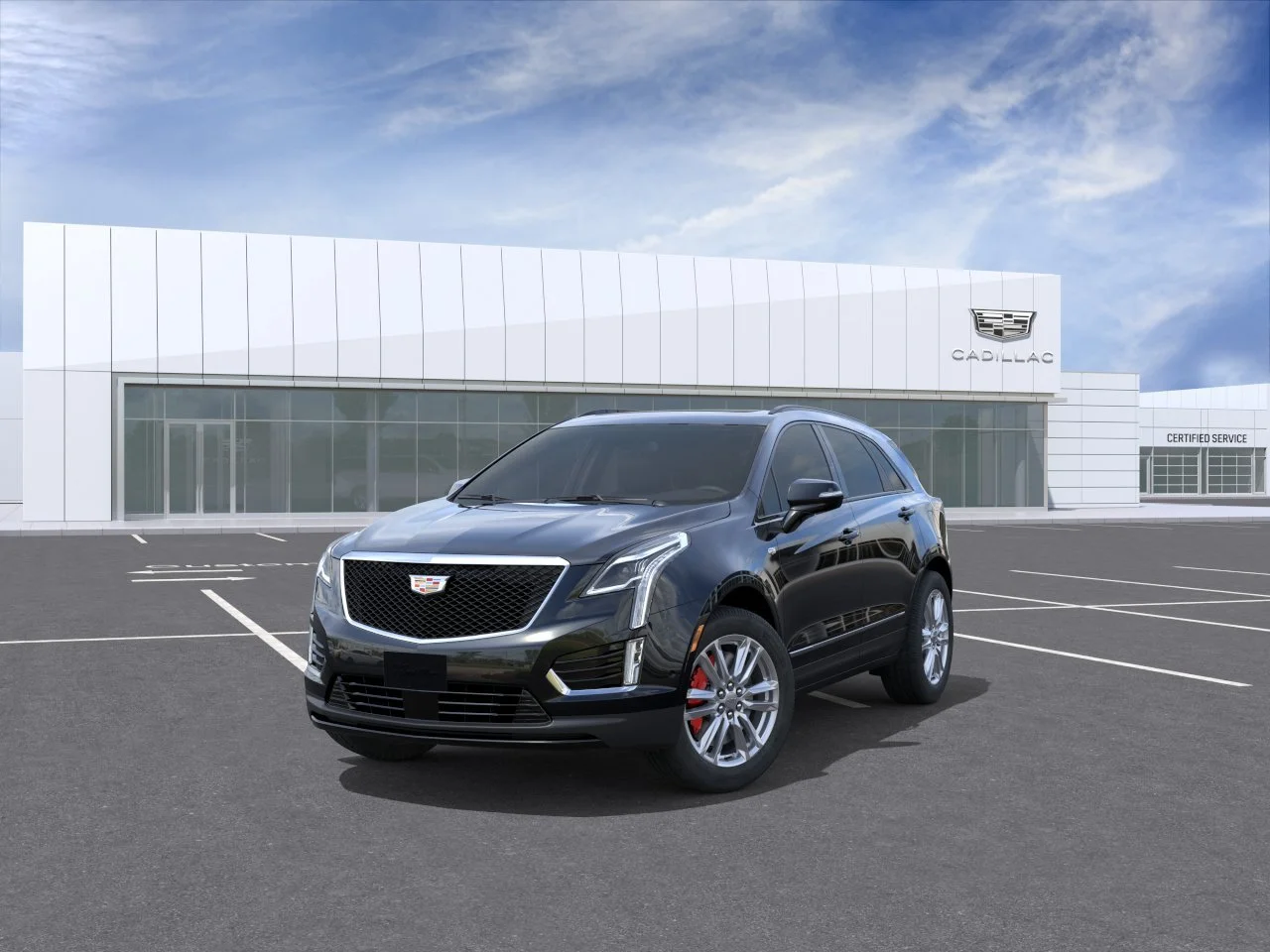 New 2026 Stellar Black Metallic Cadillac AWD Sport image 8