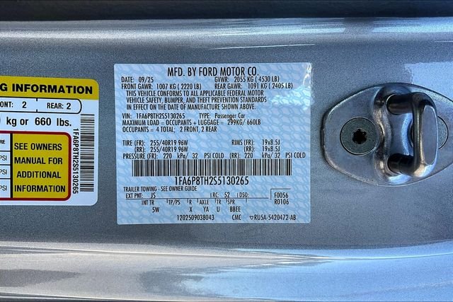 New 2025 Iconic Silver Metallic Ford EcoBoost Premium image 11