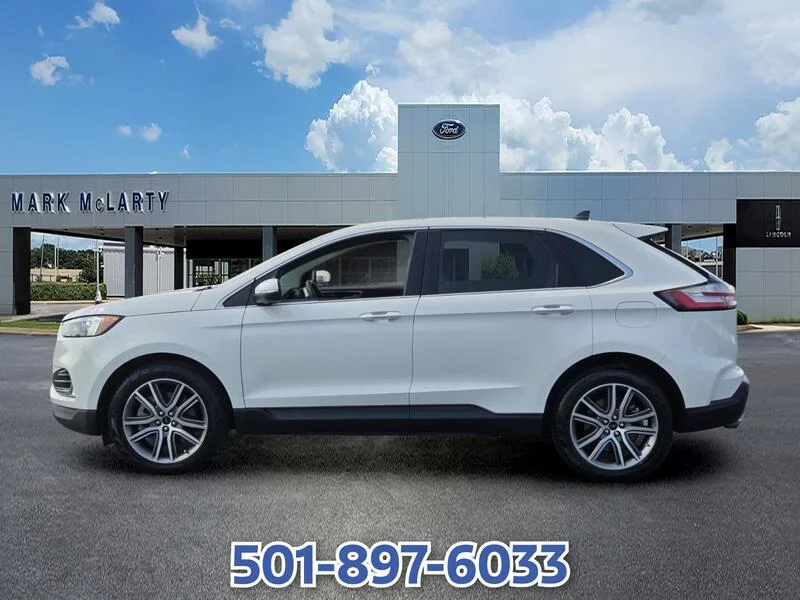 Used 2023 White Metallic FORD TITANIUM AWD image 2