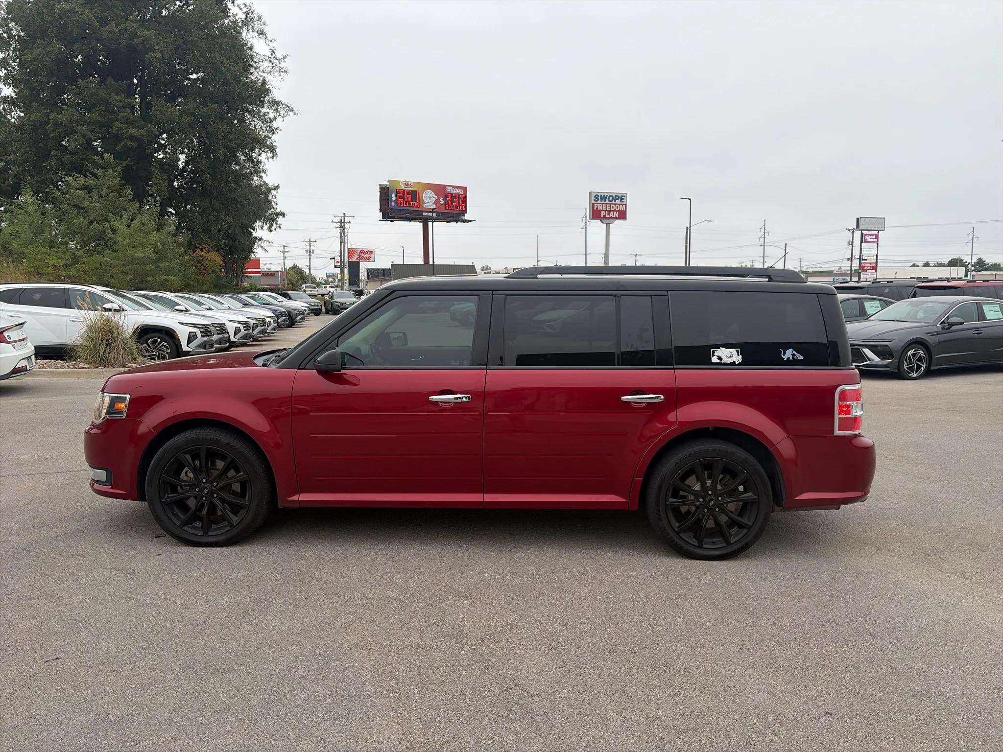 Used 2018 Ruby Red Metallic Tinted Clearcoat Ford SEL image 6