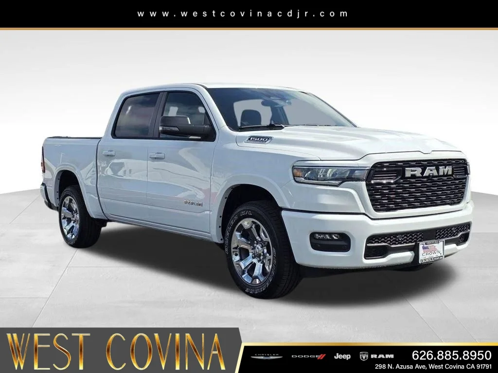 New 2026 Bright White Clear-Coat Exterior Paint RAM Big Horn/Lone Star image 3
