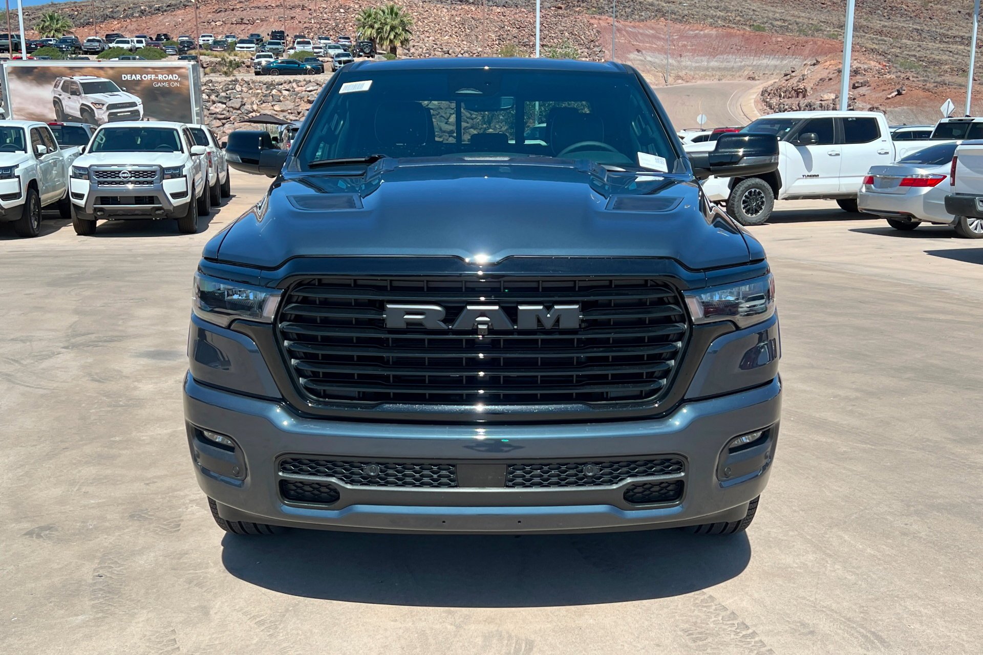 New 2026 Forged Blue Metallic Exterior Paint RAM Laramie image 9