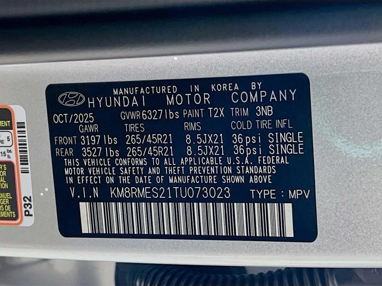 2026 Hyundai Palisade Calligraphy in Silver at Nucar — photo 22