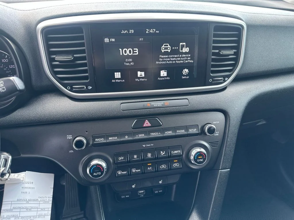 Used 2020 White Kia LX image 15