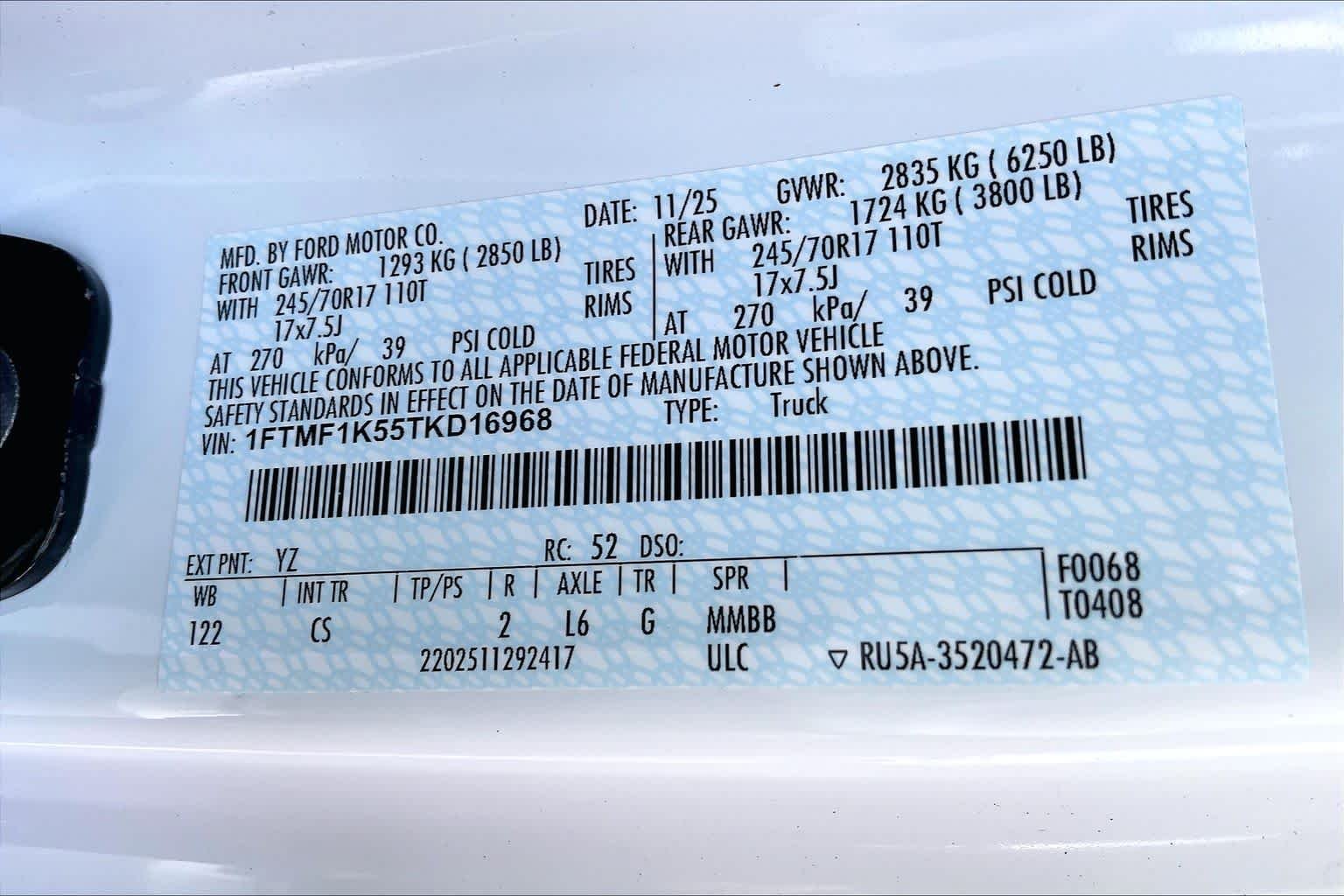 Used 2026 Oxford White Clearcoat Ford XL image 31