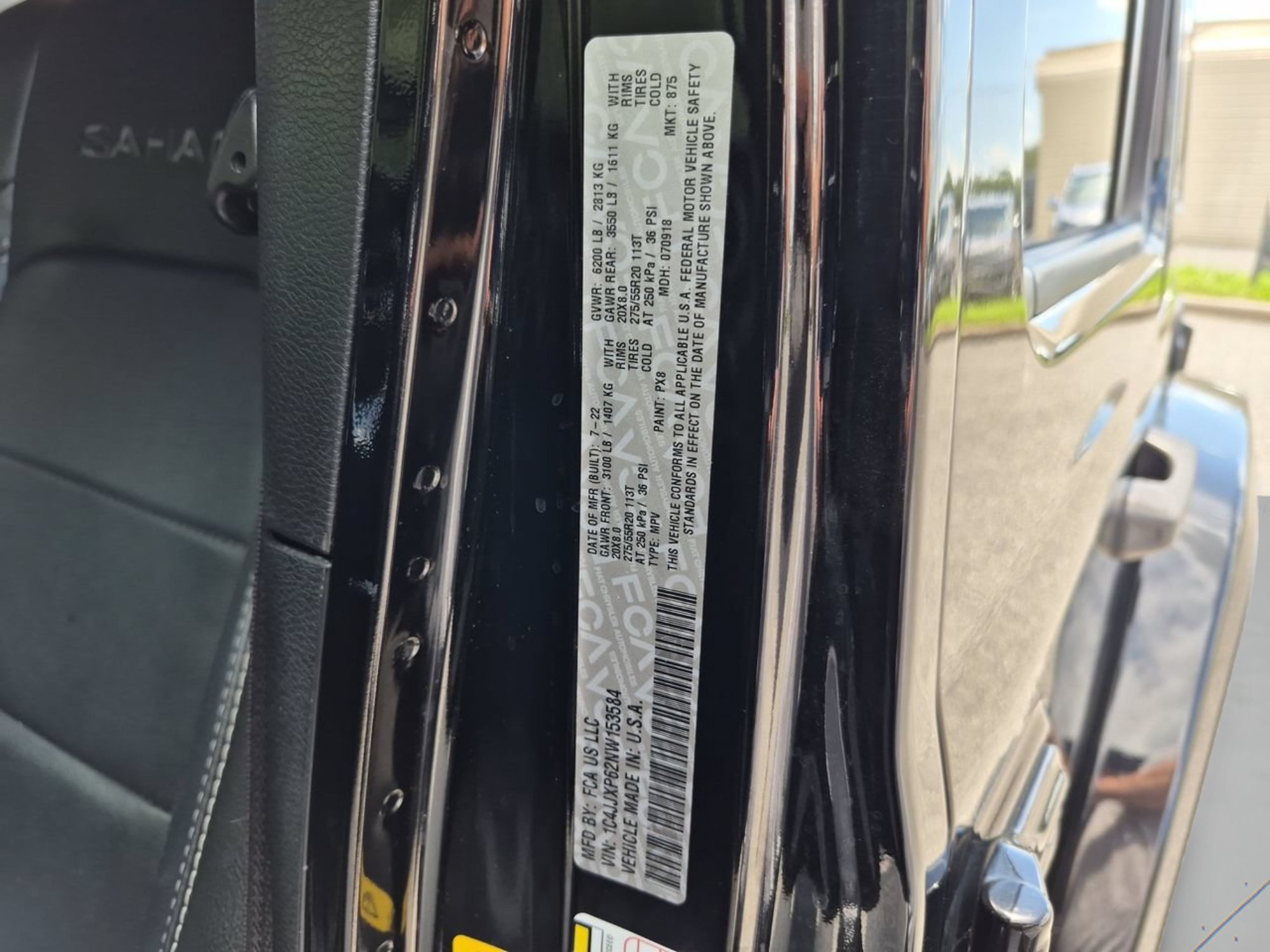 Used 2022 Black Clearcoat Jeep Unlimited Sahara 4xe image 30