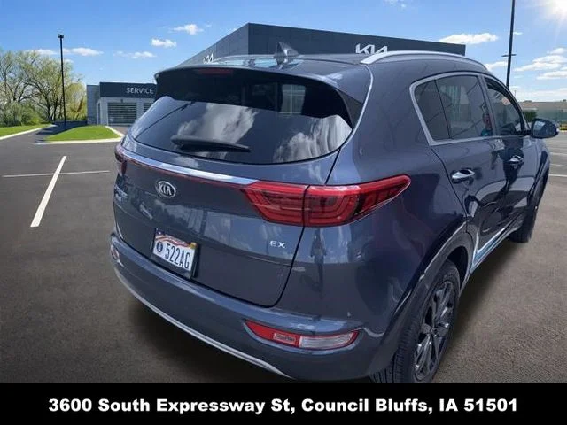 Used 2019 Blue Kia EX image 8
